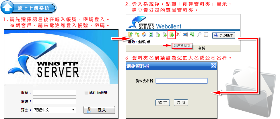 線上上傳系統使用教學